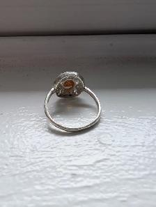 Brand New Silver Natural Garnet Ring For Sale - Photo 5