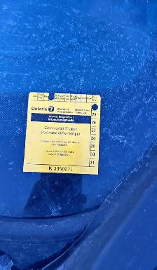 Yellow sticker truck safety