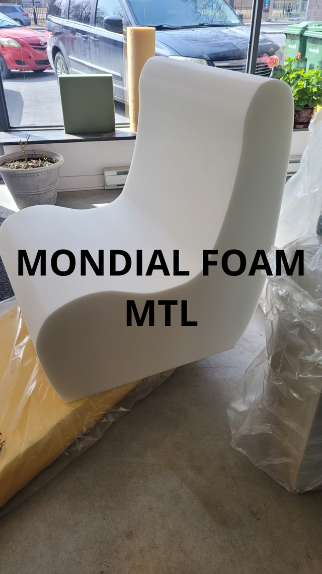 mousse / foam de rembourrage sur mesure