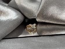 14KT Yellow Gold 0.86ct Diamond Engagement Ring $1785 - Photo 2