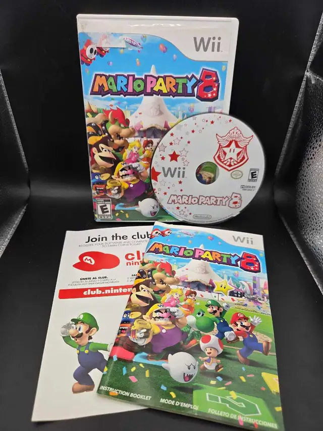 NINTENDO WII MARIO PARTY 8 W/MANUAL