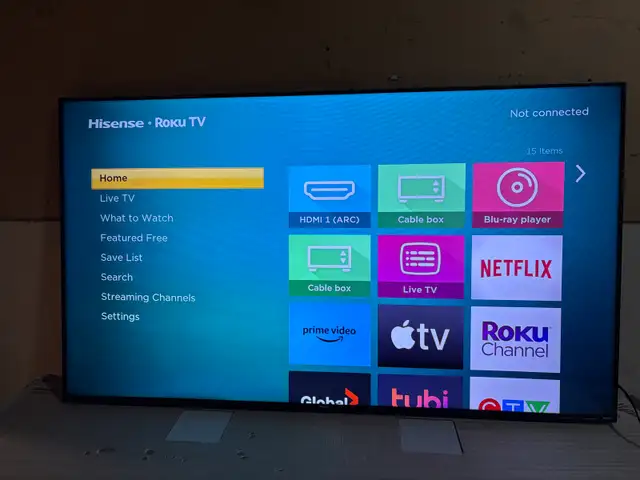 65" Hisense Roku TV 4K UHD