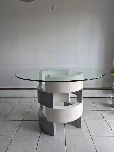 Table à manger ronde 6 personnes