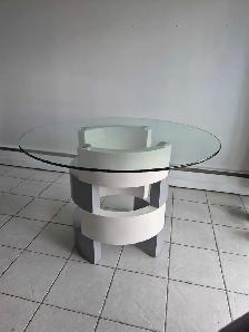Table à manger ronde 6 personnes - Photo 2