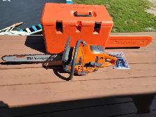 Husqvarna 550xp mark II chainsaw and case