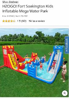 new Bestway huge water park $950