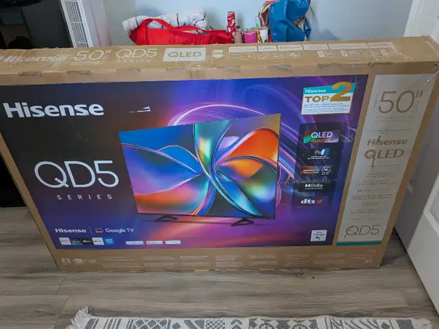 50 inch HISENSE QLED TV QD5 (As Is )