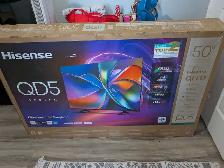 50 inch HISENSE QLED TV QD5 (As Is )