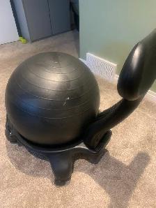 Gaiam exercise ball chair - Photo 2