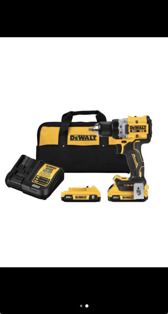 20V MAX XR Brushless Cordless 1/2 in. Drill/Driver with (2) 2Ah