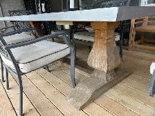 Painted Zinc Top Dining Table and 6 Outdoor Chairs - Photo 4