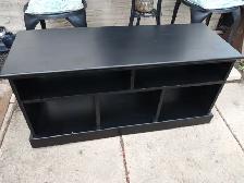 $25.Black  Entry or Hallway Storage Bench. TEXT 403.307.0726