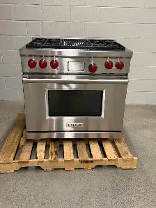 Wolf 36' Cuisinière au gaz Dual Fuel DF364C - Photo 2