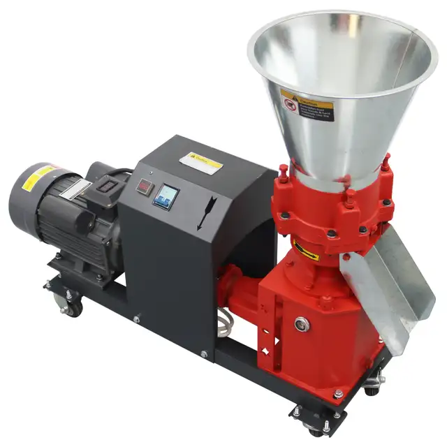 4mm Feed Pellet Mill Machine 4 Head Rollers Round Inlet 239950