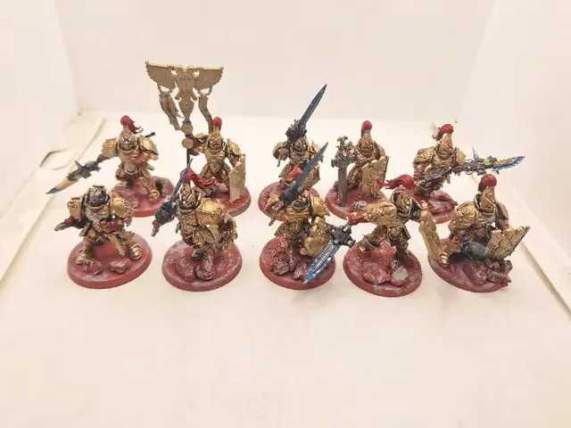 Warhammer 40k Adeptus Custodes 10 Custodian Wardens Battle Ready
