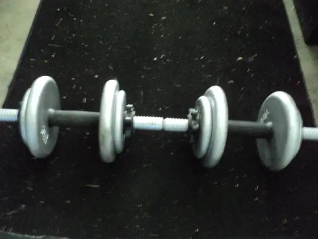 Set of Dumbells - FOUR 2.5lb   4 7.5lb weights ~ 35 for ALL