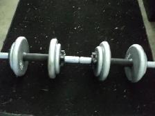 Set of Dumbells - FOUR 2.5lb   4 7.5lb weights ~ 35 for ALL