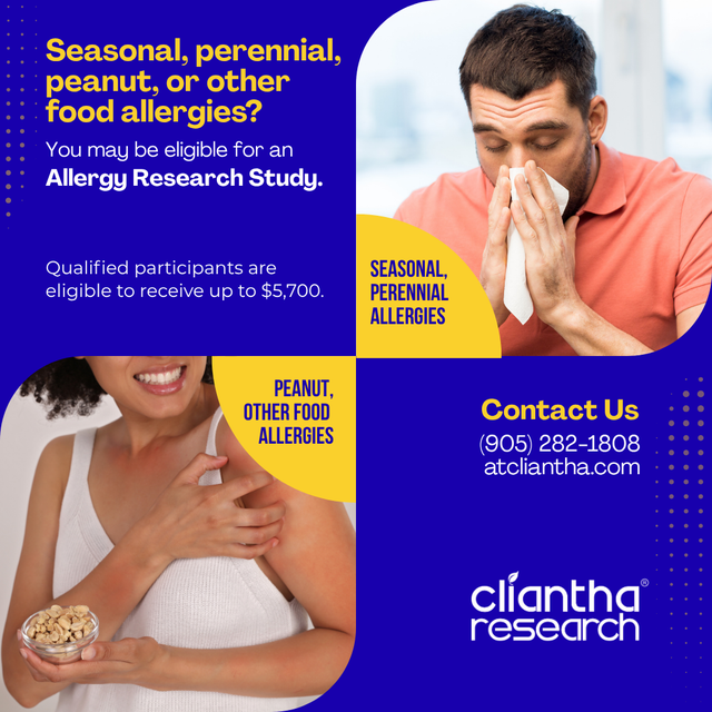 Take Part in a Paid Allergy Study