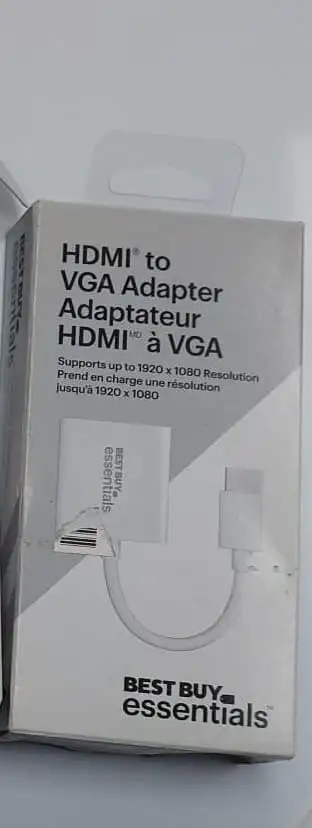 DisplayPort  Best Buy Essentials  HDMI VGA Adapter  (BE-PCDPHD6D