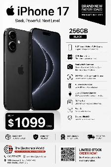 iPhone 17 – 256GB – Black