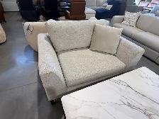Oversized fabric sofa with matching chair - Photo 4