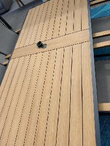 Outdoor patio dining table with 6 chairs - Photo 3