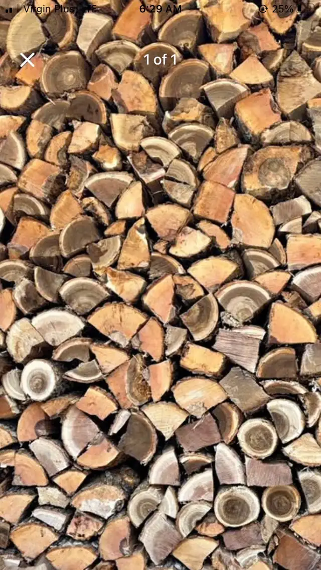Cut and split firewood