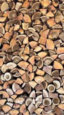 Cut and split firewood