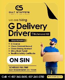 Delivery Drivers Position