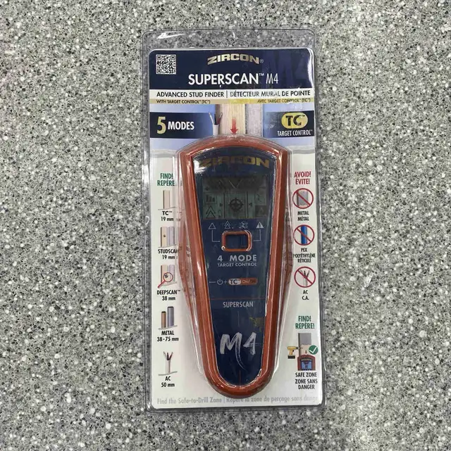 Zircon Superscan M4 Stud Finder