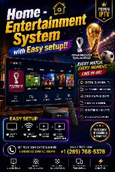 Home - Entertainment System with Easy setup!