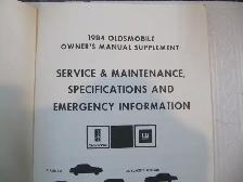 1984 Oldsmobile Cutlass Owner's Manual and Documentation - Photo 9