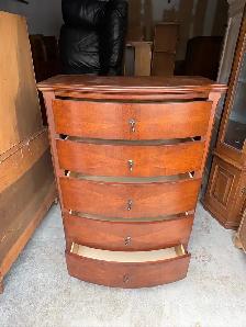Free delivery used Wooden Chest of Drawers - Photo 5