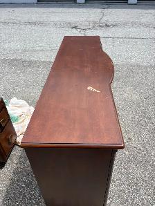 Free delivery used Brown Wooden Dresser - Photo 4