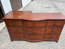 Free delivery used Brown Wooden Dresser - Photo 6