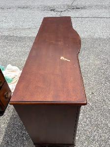 Free delivery used Brown Wooden Dresser - Photo 8