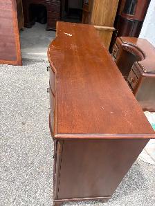Free delivery used Brown Wooden Dresser - Photo 9