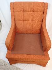 Orange MCM Chair - Photo 3