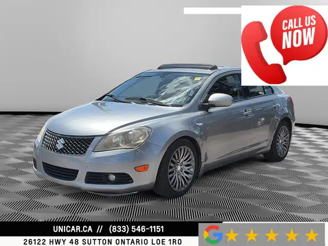2011 Suzuki Kizashi AWD SX No Accidents AWD Sunroof Leather Seat