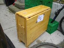 FOLDING WORK TABLE WITH 6 DROWERS  60'  35' OR JUST 12'