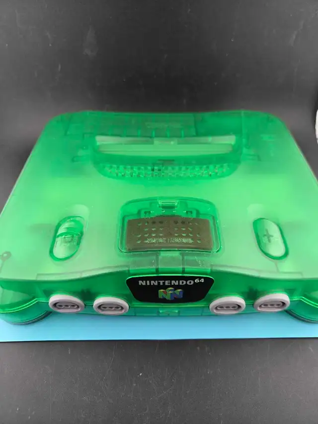 Nintendo 64 Jungle Green With Expansion Pak And Controller
