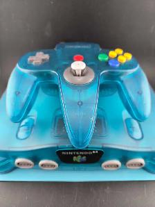 Nintendo 64 Ice Blue With Expansion Pak and Controller - Photo 2