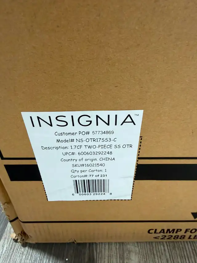 Over-The-Range Microwave Insignia  - 1.7 Cu. Ft. - White -