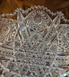 Grand bol antique en cristal - Photo 4