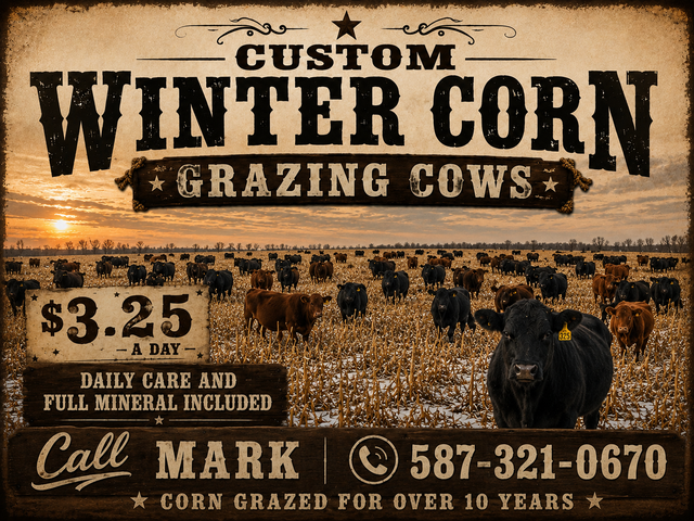 Winter Corn Grazing