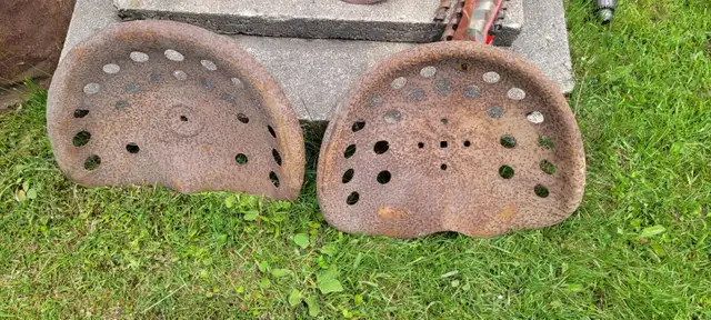 Old Farm Implement Seats