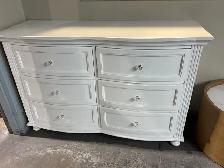 White 6 drawer dresser