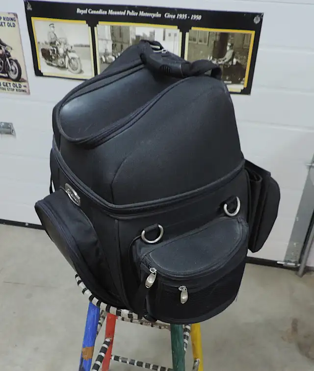 Motorcycle Seat / Sissybar Bag