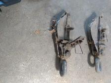 Two large commercial pullys