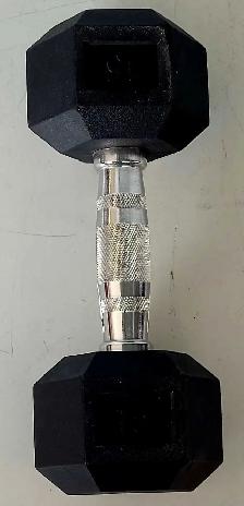 15LB Single Rubber Dumbbell (27910465) - Photo 2